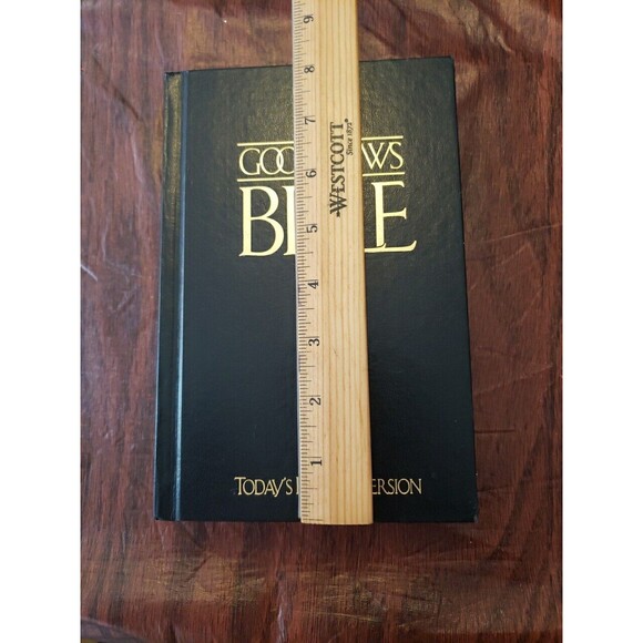 Good News Bible Todays English Version ABS-1992 Black Hardcover - Picture 8 of 8